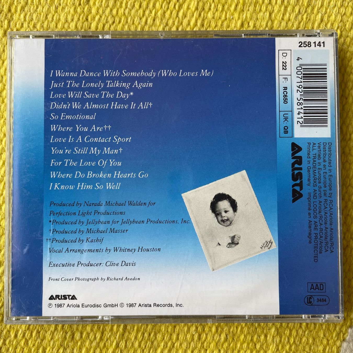 CD: WHITNEY HOUSTON-WHITNEY – Usato da Rorschacherberg venduto da CD-Roli 1
