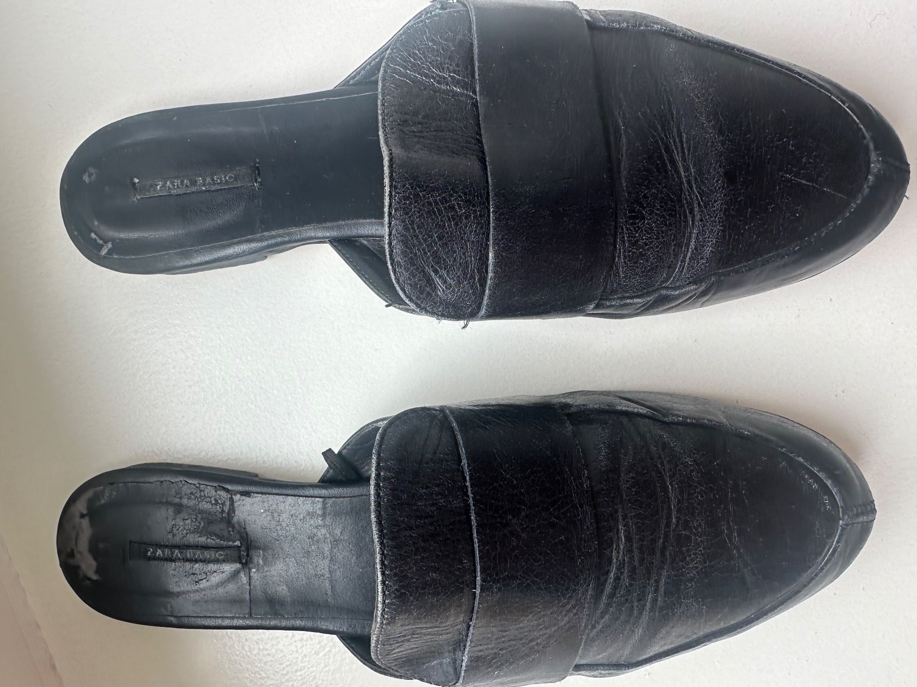 Zara Scarpe da donna: Dunkelblaue ZARA Mules 39 – Difettoso da Uster venduto da Monika_OB 5