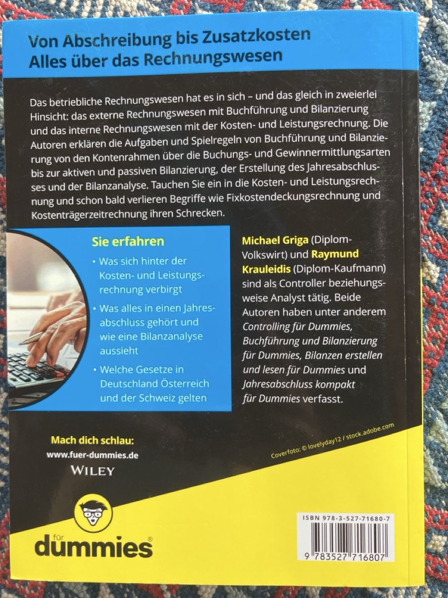 Libri: Buch Rechnungswesen for Dummies – Usato da Iffwil venduto da LaStrietta 1