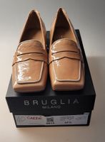 Damenschuhe Moccasin echt Leder Grösse 37.5 Bruglia Milano
