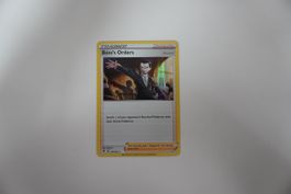 Seltene Pokémon Karte "Boss's Orders" Giovanni 164/182 Nr.