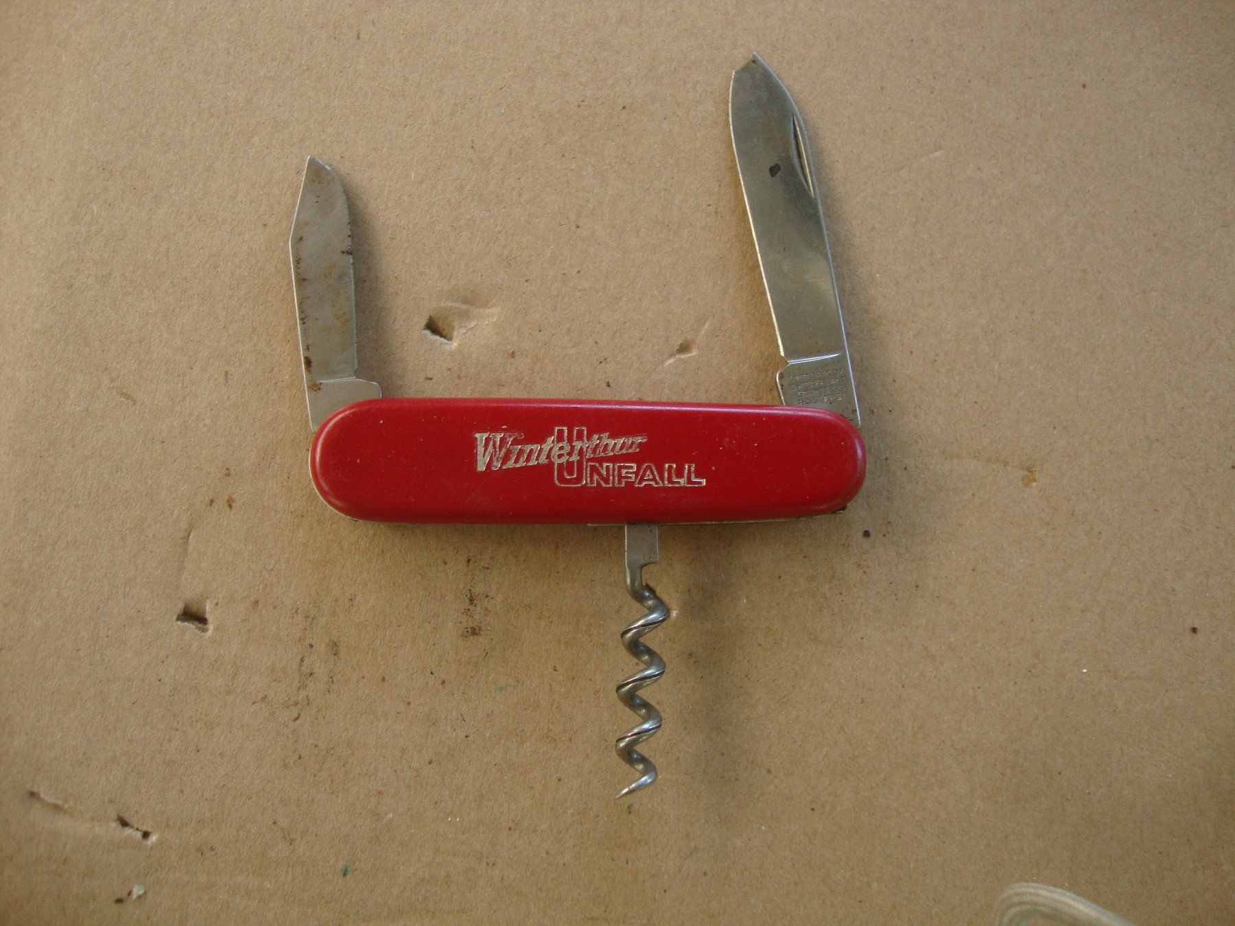 Victorinox Taschenmesser: Sackmesser Victorinox Officier, "Winterthur Unfall" – Gebraucht aus Winterthur von halle07 1