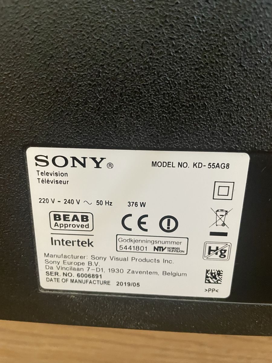Appareils TV: Fernseher Sony  – Défectueux à Nebikon par damaro.01