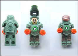 LEGO Minifigur Ausserirdischer mit Visier aus älterer Serie