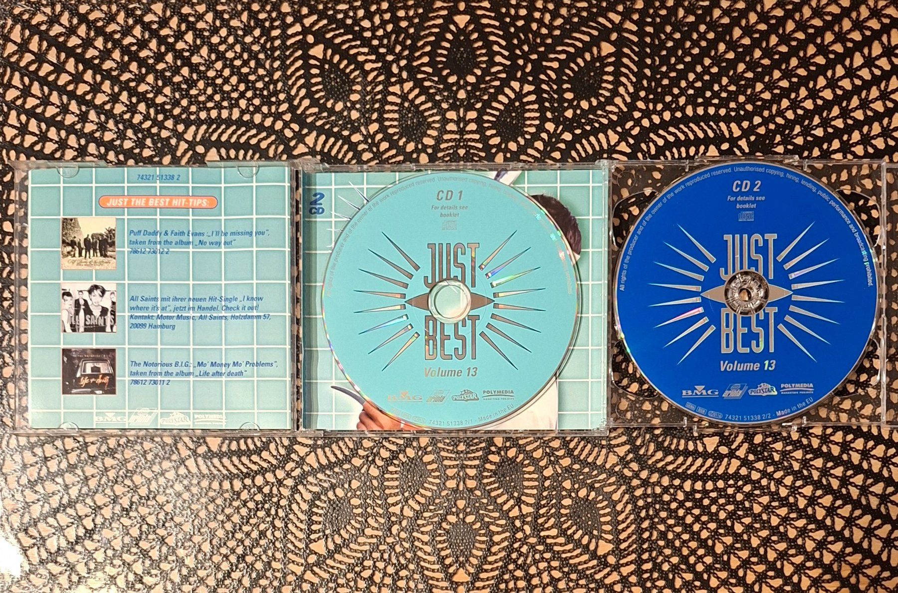 CD: Just The Best Vol. 13, 2CD Hit Compilation Sampler 1997 – Usato da Schönenberg TG venduto da breiti12 2
