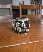 Kohler Biel Keramik Milchkanne / Krug, Bauernmalerei