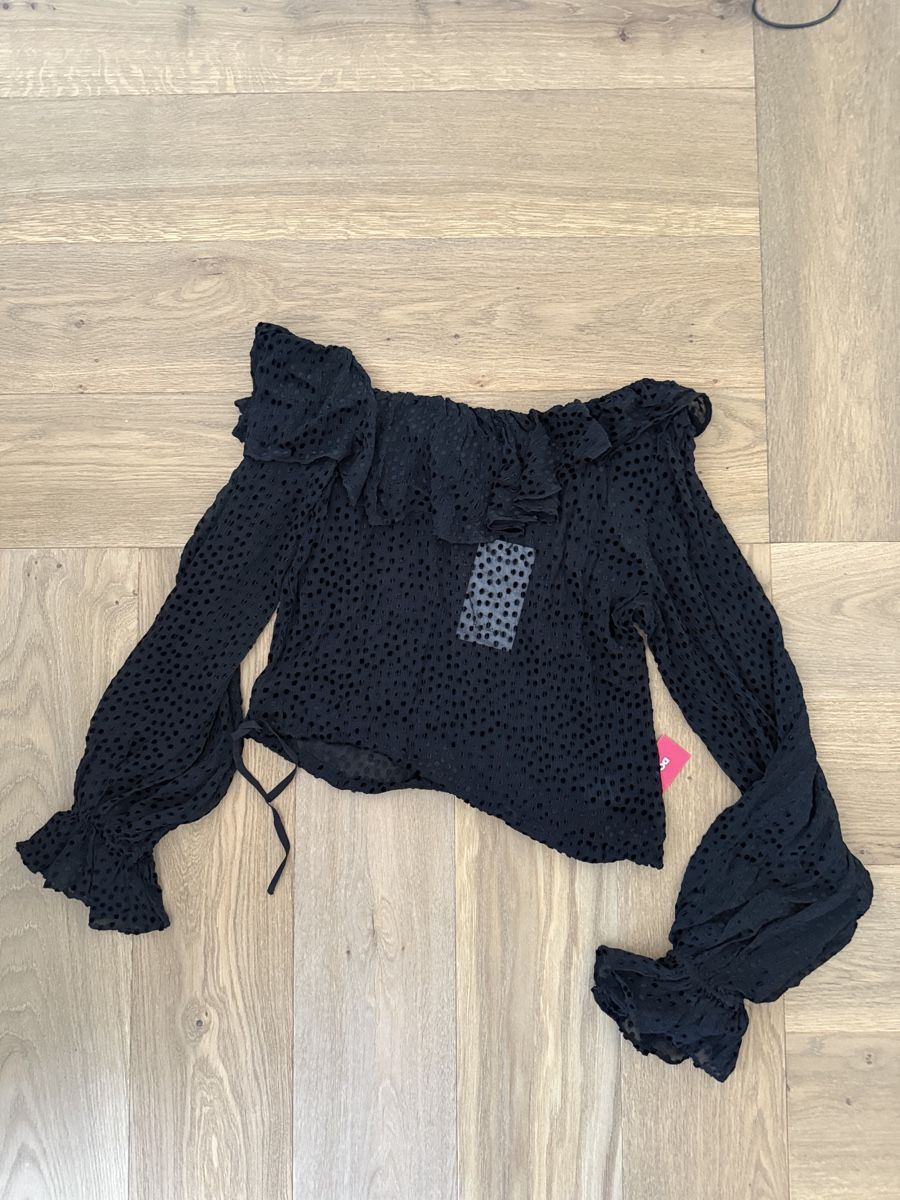 Camicette: Realisation Bluse/ Top Schwarz S, Neu – Nuovo e nell'imballaggio originale da Gümligen venduto da kleiderschrankbe6 3