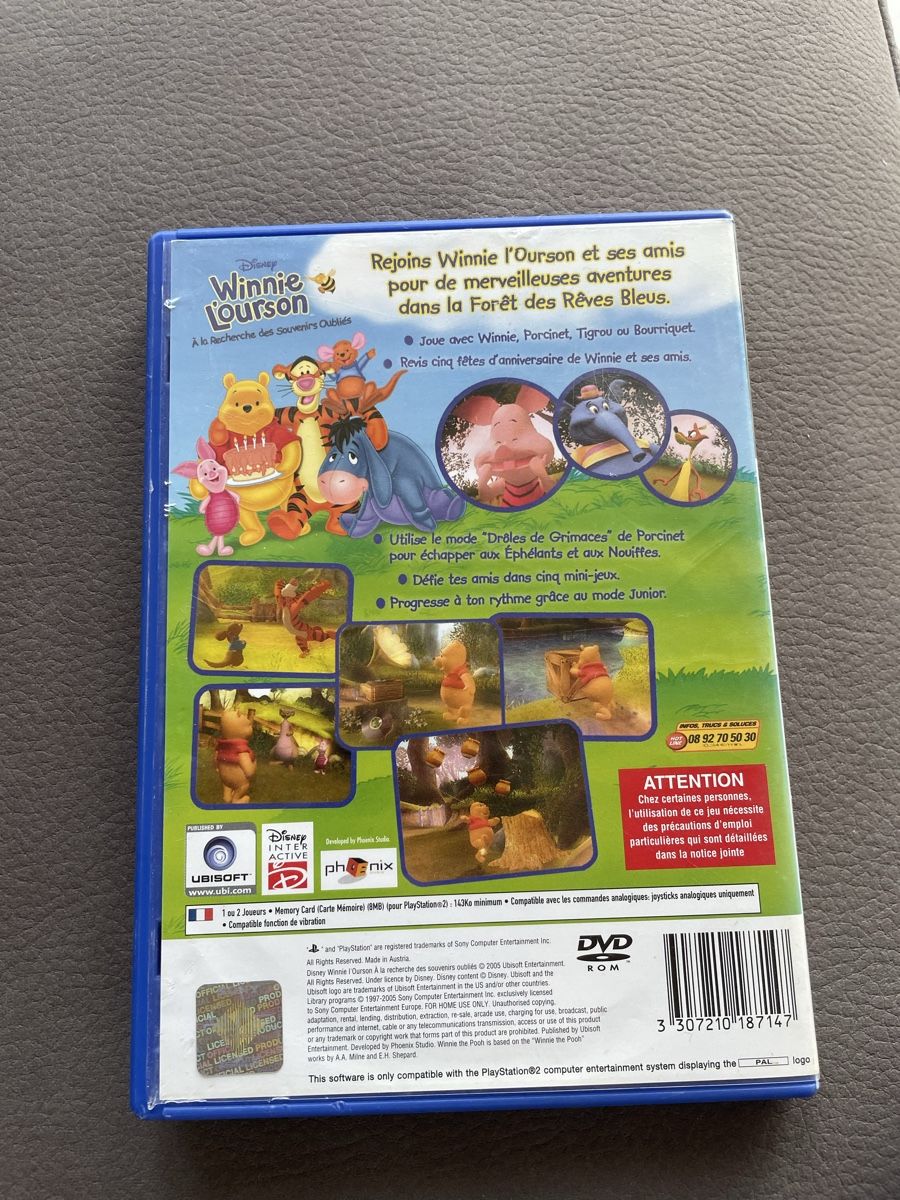Jeux: Winnie The Pooh - PS2 – D'occasion à Onnens VD par Slyce 1