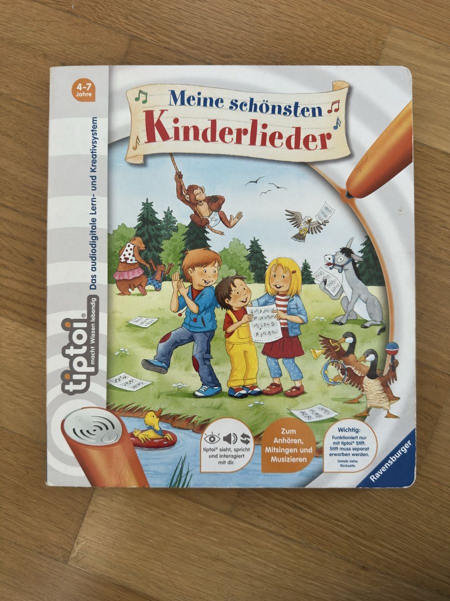 Libri: Tiptoi Buch "Meine schönsten Kinderlieder"  – Usato da Zürich venduto da Gwizduch