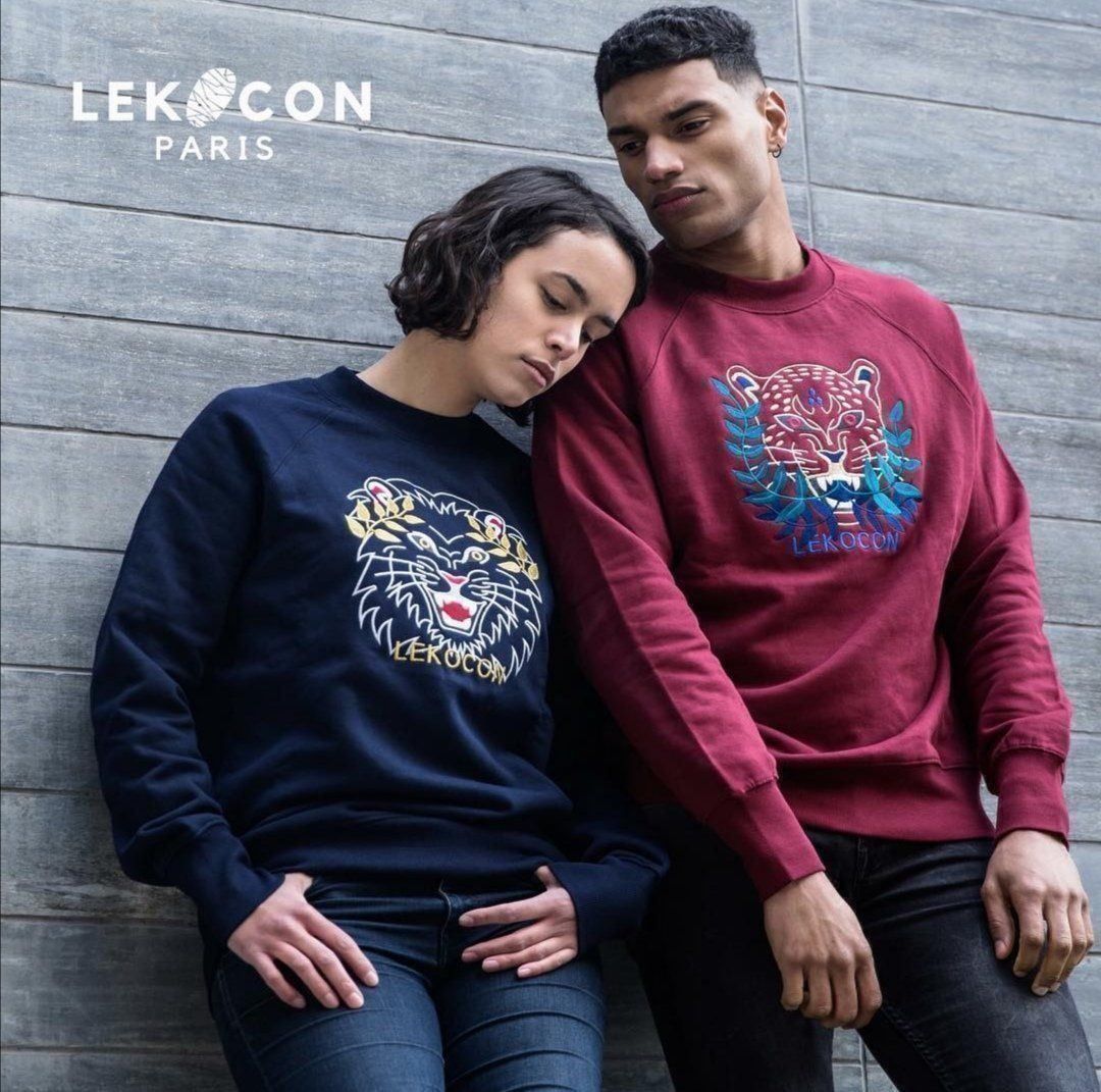 Maglioni & Felpe: Dunkelroter Pullover von LEKOCON PARIS – Nuovo (secondo la descrizione) da Einsiedeln venduto da RaphaelSimeon 2