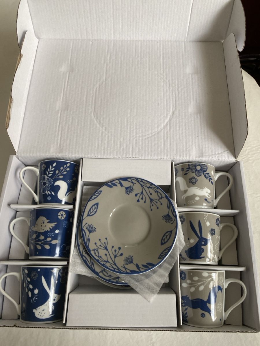 Tazze: Set 6 tazzine da caffè – Nuovo e nell'imballaggio originale da Monte Carasso venduto da chi_design 1