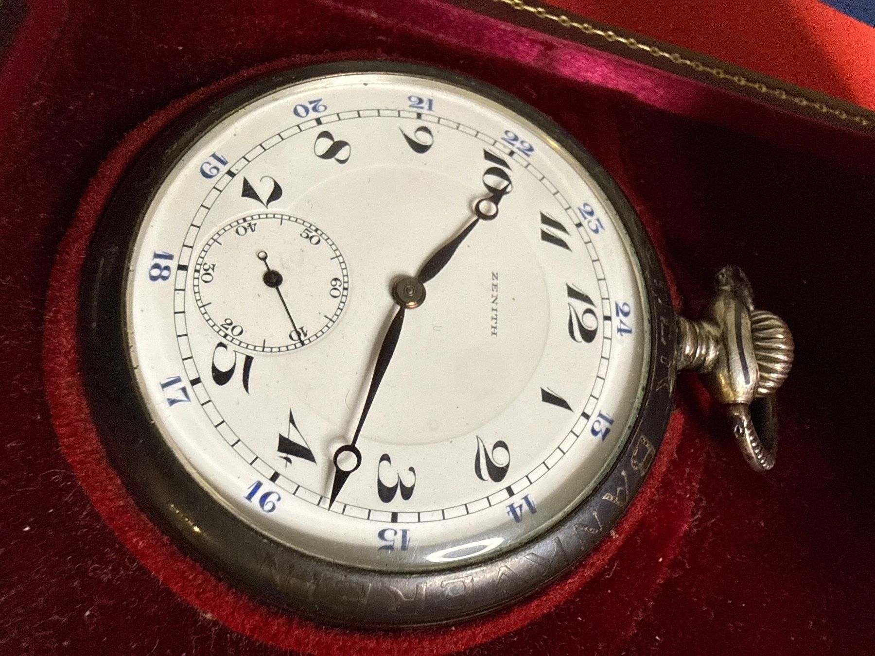Zenith Uhren: Zenith Taschenuhr echt Silber 49.5 mm – Defekt aus Pfeffingen von Allhandelklgwatches 2