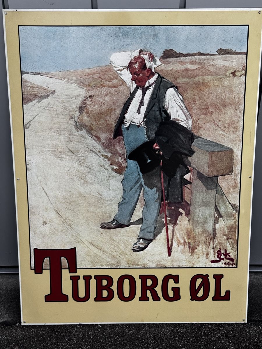 Insegne: Tuborg Ol der durstige Mann – Usato da Zürich venduto da sold5 1