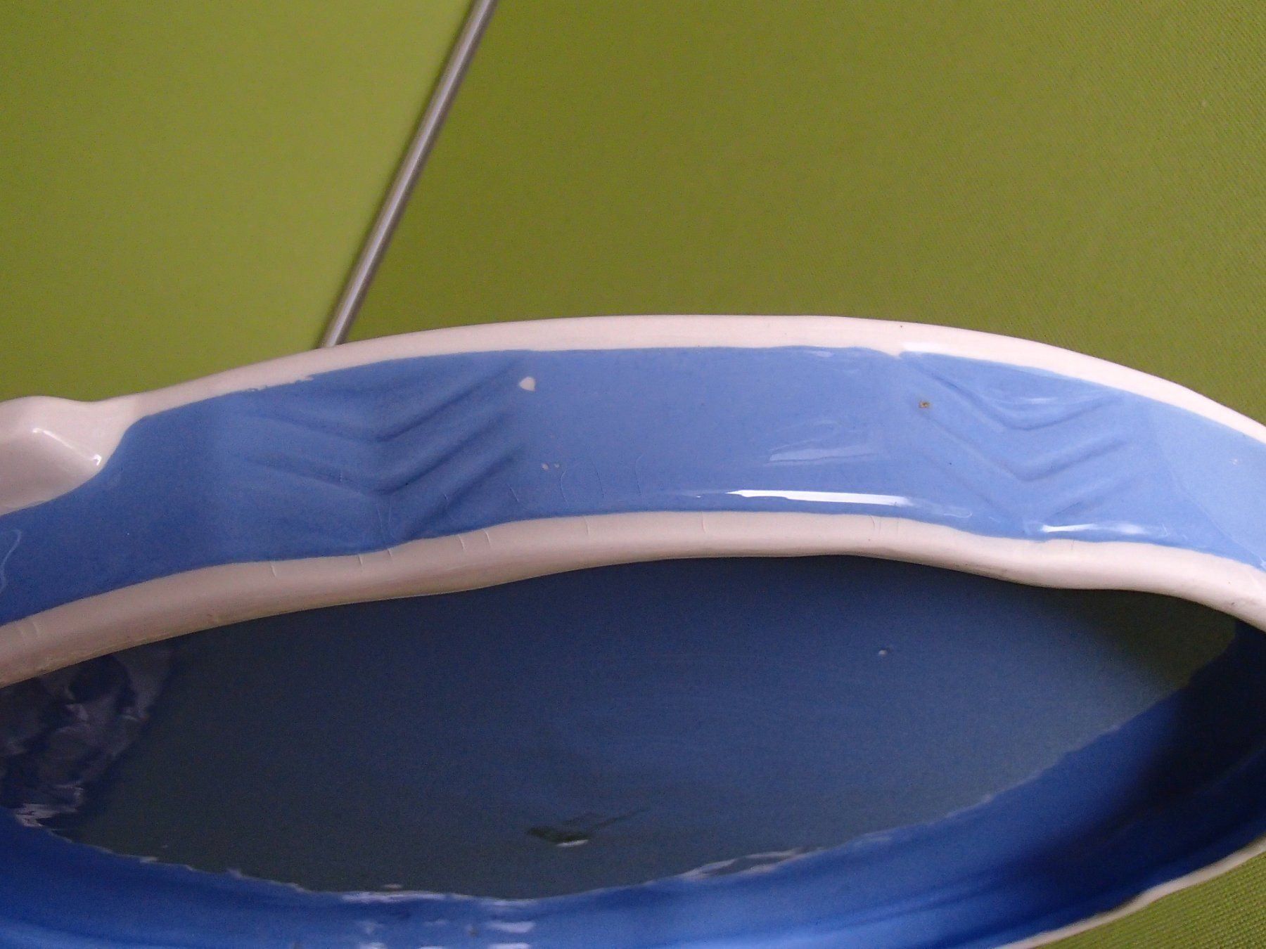 Piatti di portata: blaue grosse Kuchen Platte ANNABURG – Usato da Schöfflisdorf venduto da pullux 9