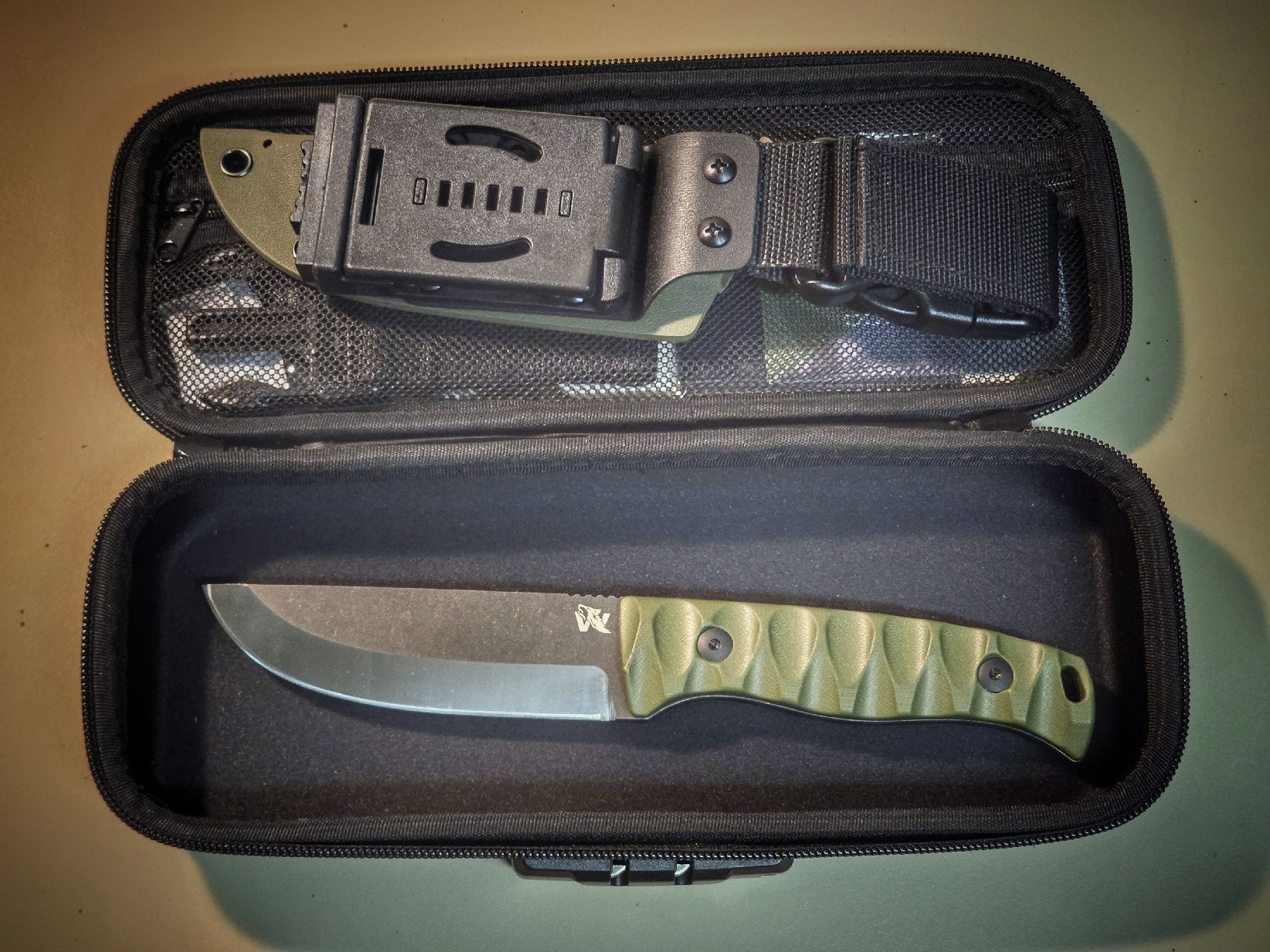 Accessori: Odenwolf KO Outdoormesser / Bushcraftmesser – Nuovo (secondo la descrizione) da Kirchlindach venduto da Philantronic 1