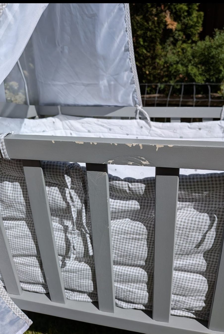 Culle: Babywiege Grau mit Himmel – Usato da Neftenbach venduto da casper0815 4