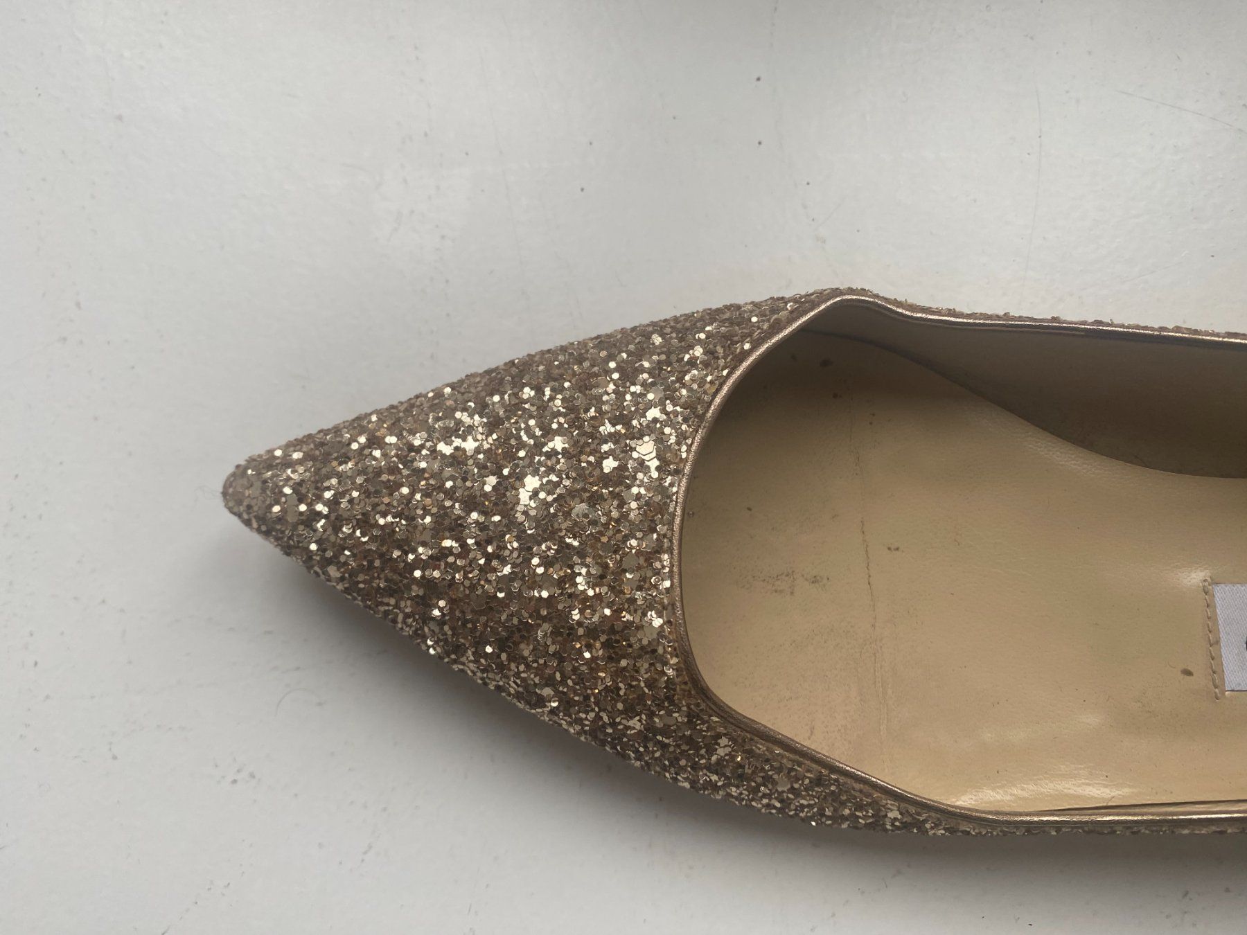 Jimmy Choo Scarpe da donna: Jimmy Choo Romy glitter flats size 38 – Usato da Zürich venduto da ali_2qlh 2