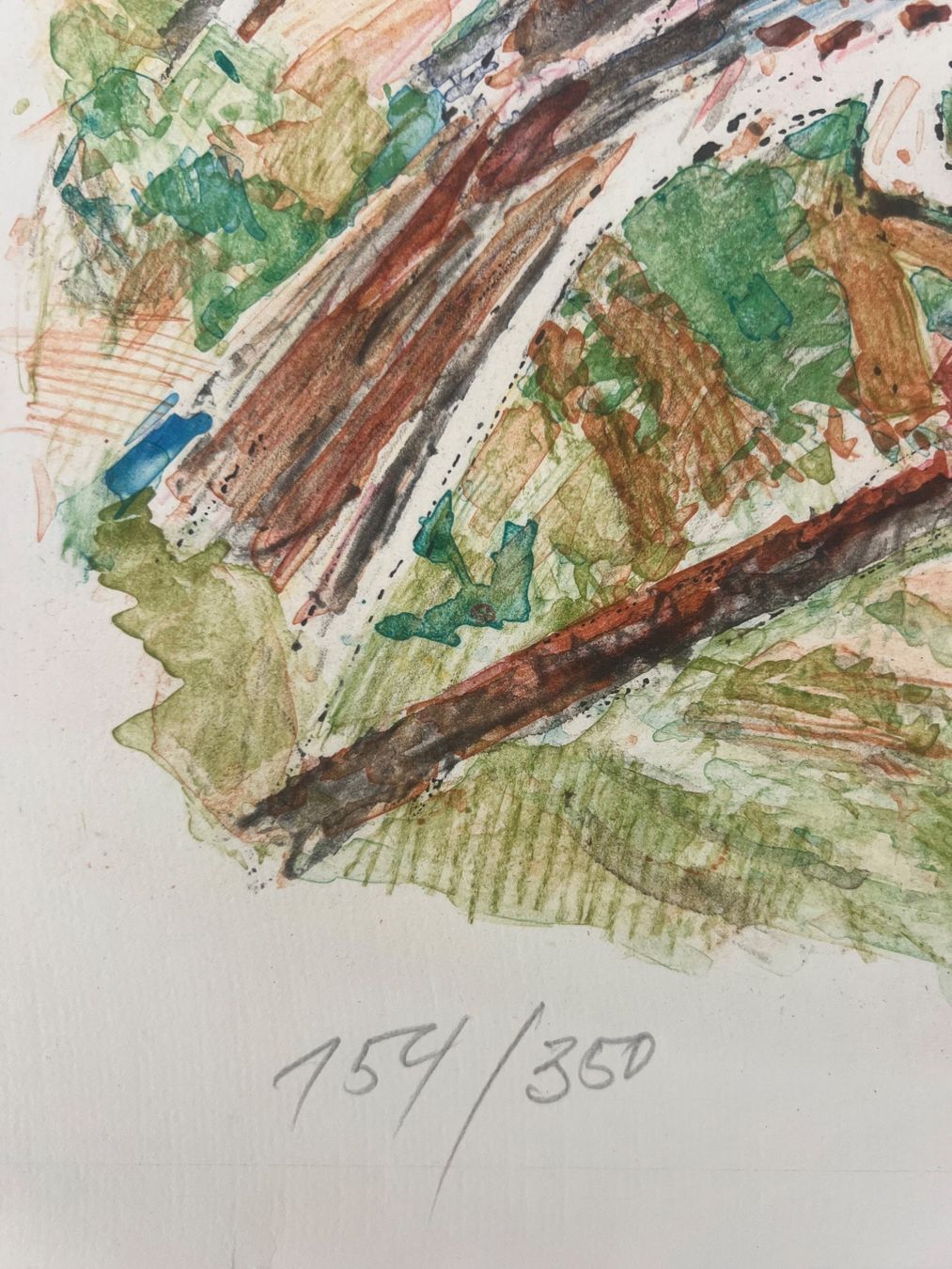 Arts picturaux & lithographies: Fritz Hug, handsigniert und nummeriert – D'occasion à Rain par Pic-Ass 3