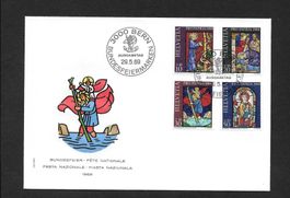 FDC Pro Patria Serie 1969; B142-B145