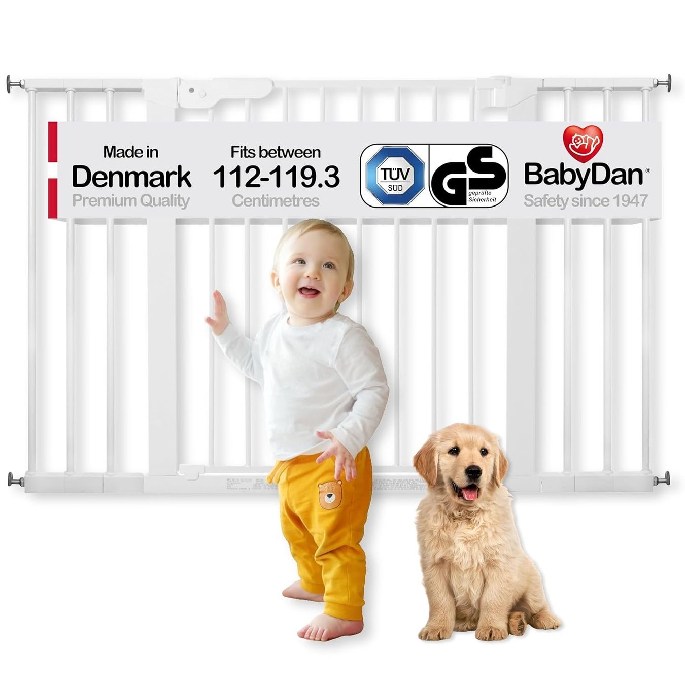 Sicherheit: Baby Dan Treppenschutzgitter, neu, 112-119 cm – Neu und originalverpackt aus Lausen von Jordan7