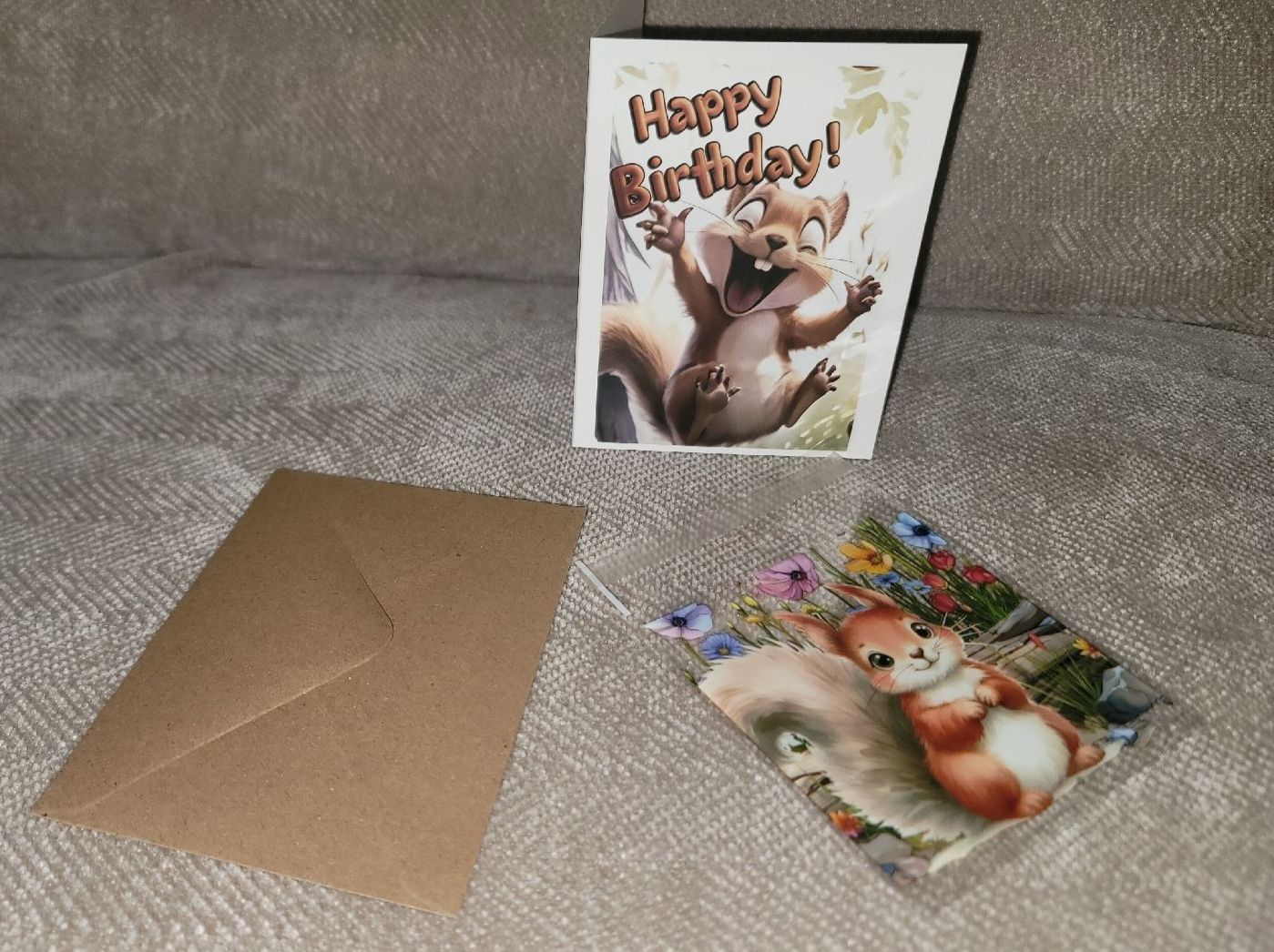 Cartoline: Squirrel, écureuil, Eichhörnchen, Geschenktüte, Scoiattolo – Nuovo e nell'imballaggio originale da Zollikerberg venduto da Nice_Name 4