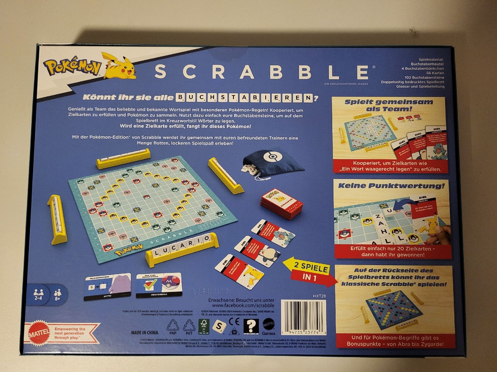 Giochi: Pokémon Scrabble Brettspiel, NEU – Nuovo e nell'imballaggio originale da Ettiswil venduto da beekeper13 1