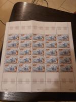 Feuille complète de timbres hélicoptères, 1981, Suisse! (55)