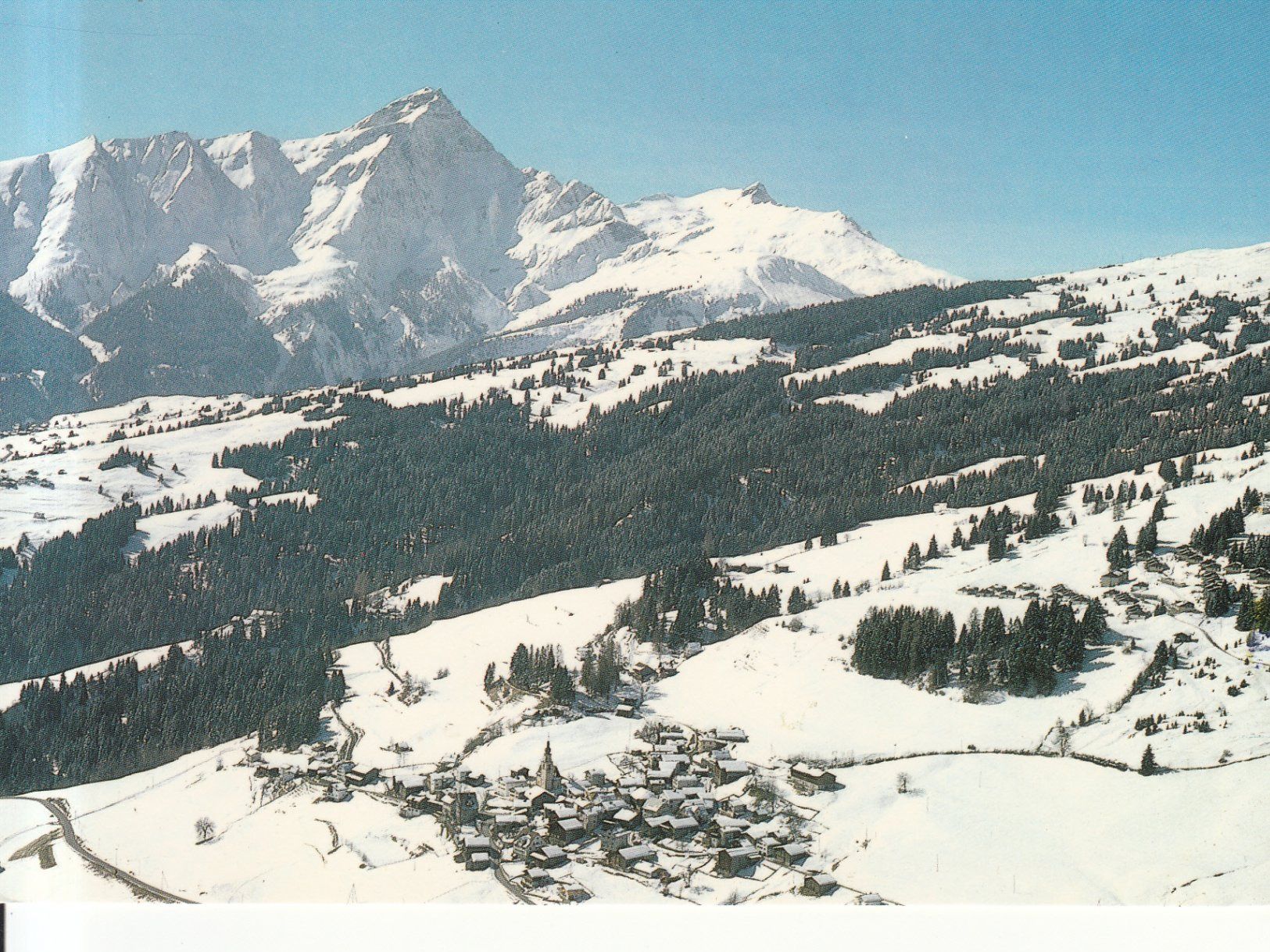 Ansichtskarten: Sarn Flugaufnahme 1984 – Gebraucht aus Bürglen TG von StampGraf