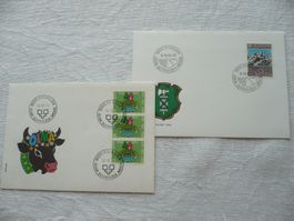 1974 - 75 2 Belege OLMA