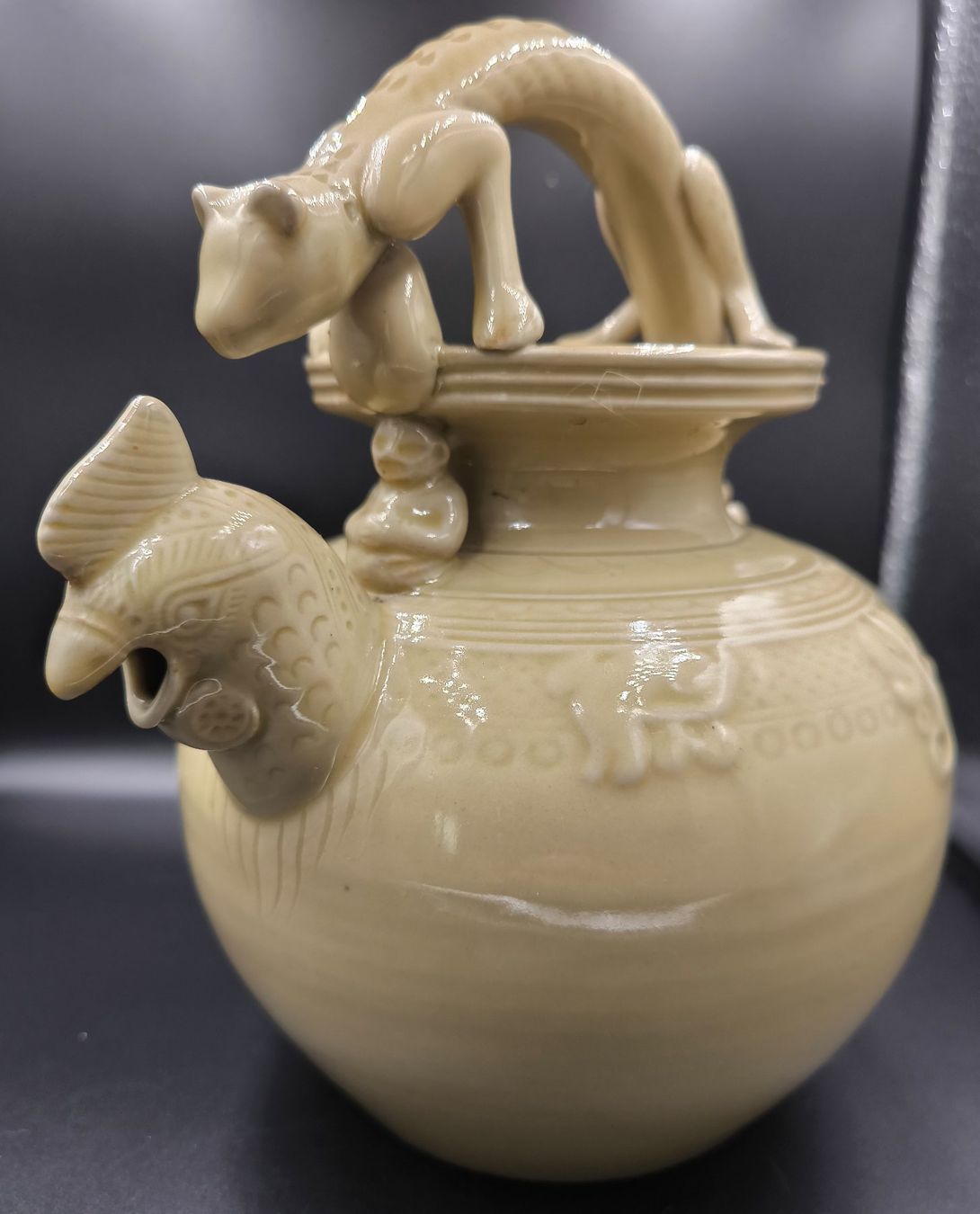 Théières: Chinesische Celadon-Drachen-Teekanne – D'occasion à Rorschacherberg par snOOpydOg11 1