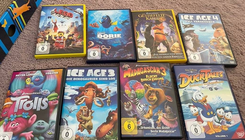 Alle DVDs: Kinder DVDs 8 Stück – Gebraucht aus Zizers von Neka19