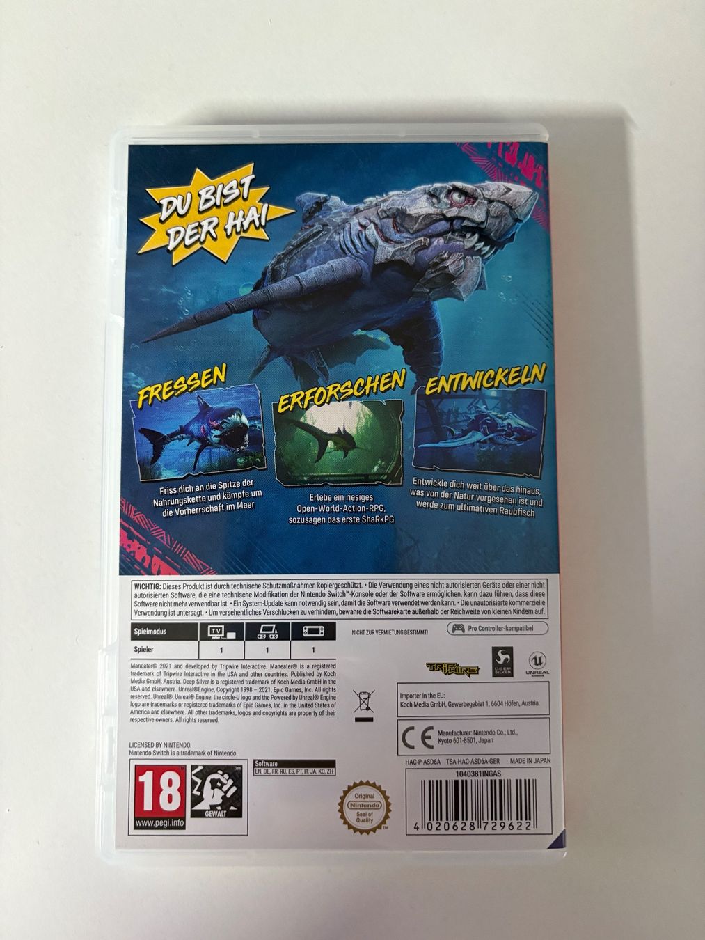 Nintendo Giochi: Maneater (Switch) – Nuovo (secondo la descrizione) da Rorschach venduto da Costa_18 1