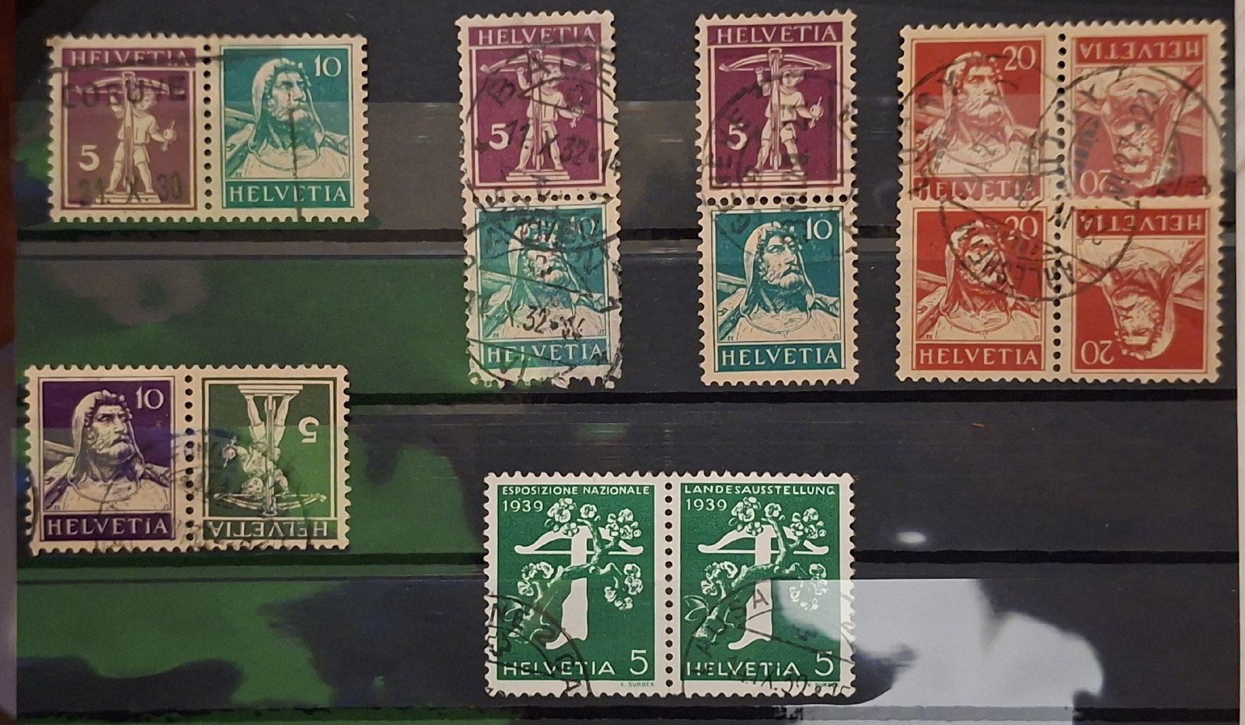 Alle Briefmarken: Lot Div. Kehrdrück Schweiz  – Gebraucht aus Balgach von SIMEON27