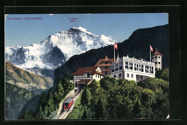 Cartes postales: Interlaken, Heimwehfluh, Bergbahn, Blick – D'occasion à Berlin par bartko-reher