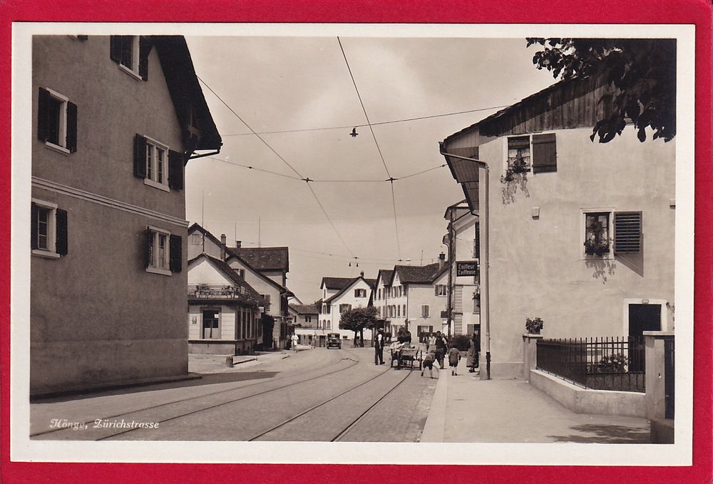 AK ZÜRICH HÖNGG, ZÜRICHSTRASSE (Gebraucht) in Grüningen für CHF 18 ...