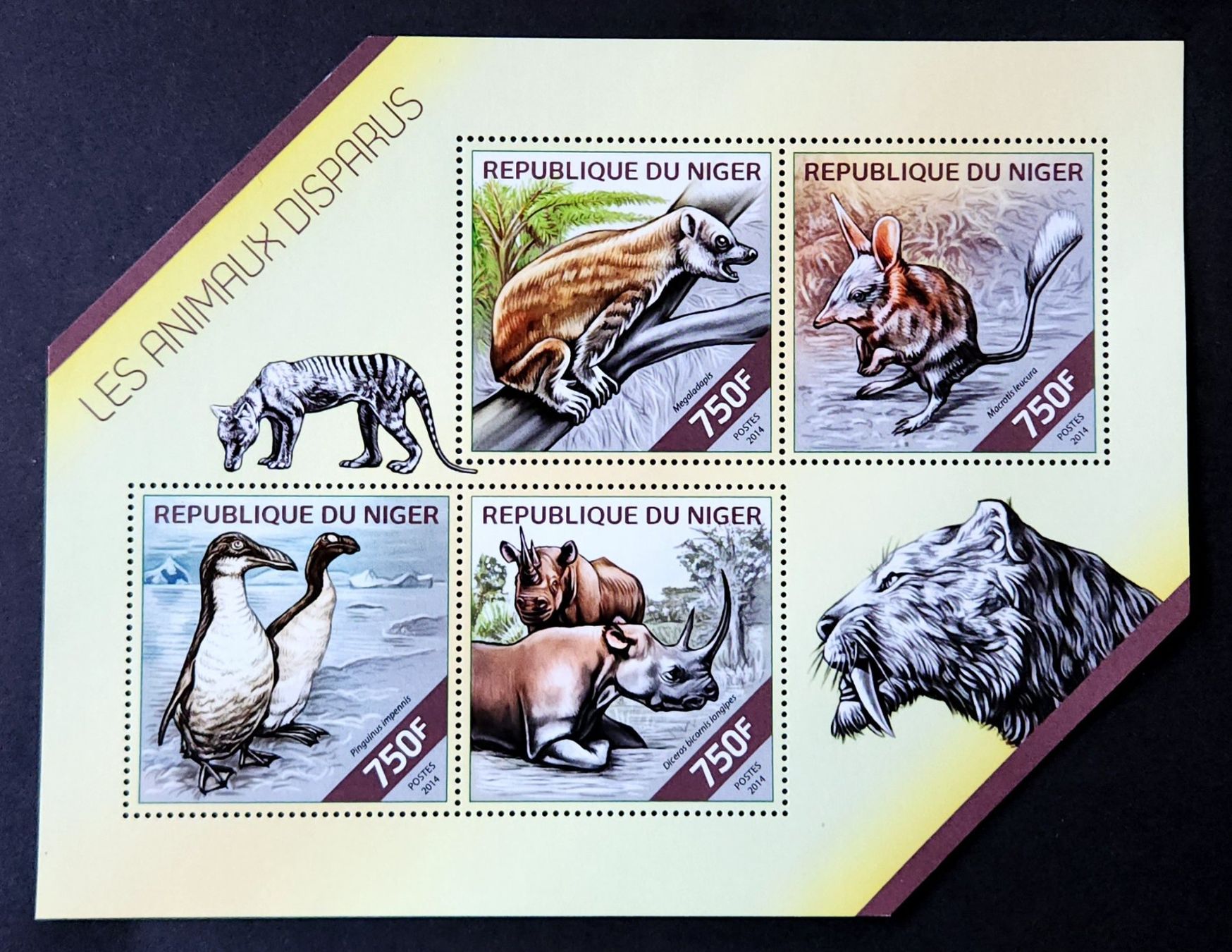 Alle Briefmarken: Niger-Mi 2810-2813 ** (2014) – Neu (gemäss Beschreibung) aus Hittnau von stamps_and_coins