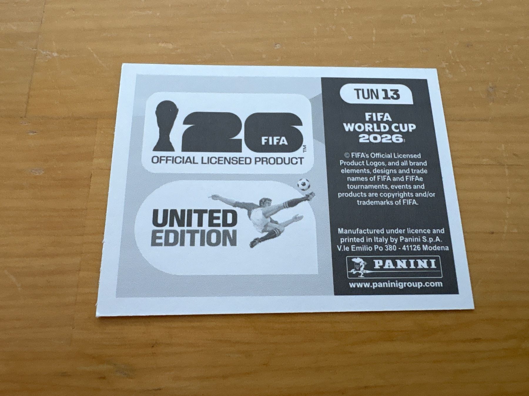 Panini Carte collezionabili: Panini 2026 TUN 13 – Nuovo (secondo la descrizione) da Elsau venduto da Cerry81 1