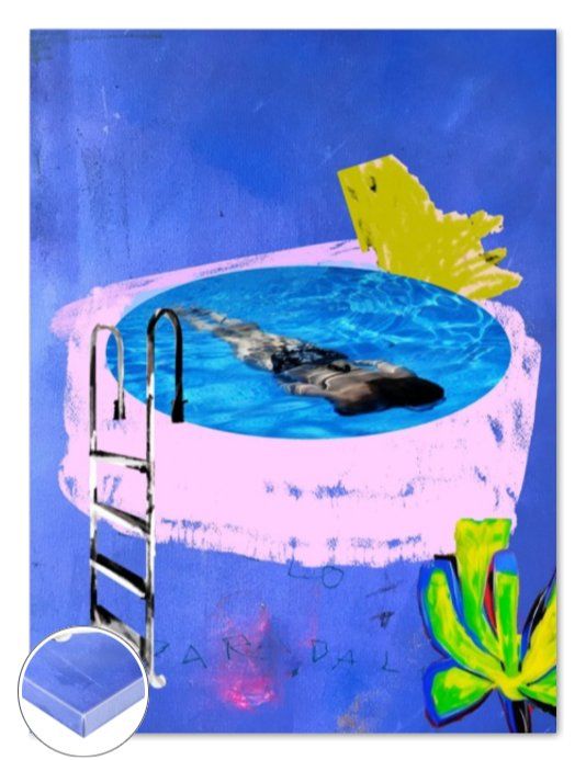 Poster & Bilder: Pink Pool – Neu und originalverpackt aus Hergiswil NW von WonderprintsCH 8
