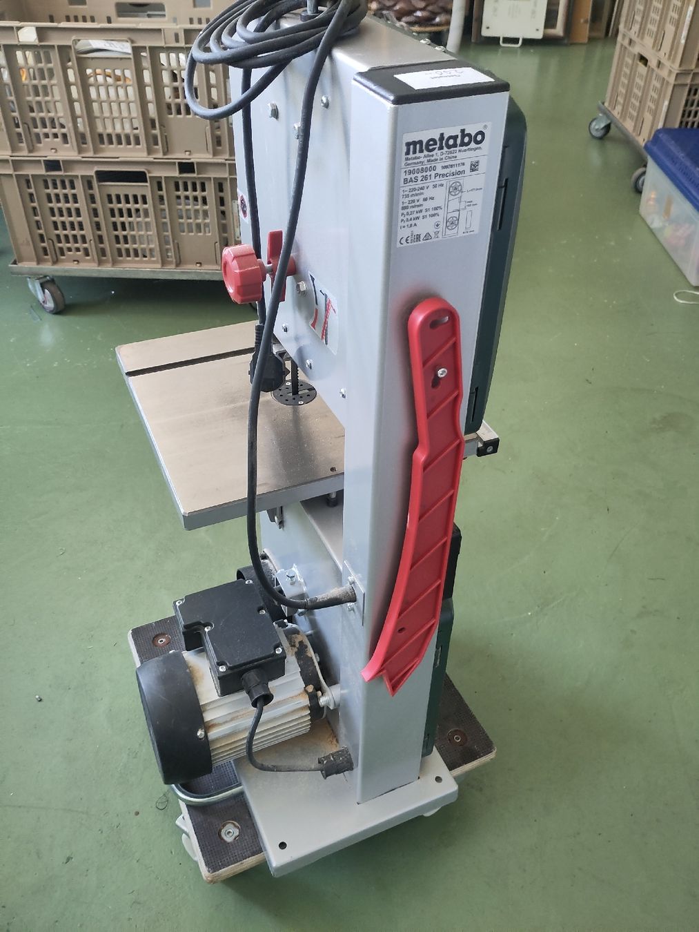 Metabo Seghe: Metabo BAS261 Bandsäge  – Usato da Pratteln venduto da Cartonsducoeur_bl 5
