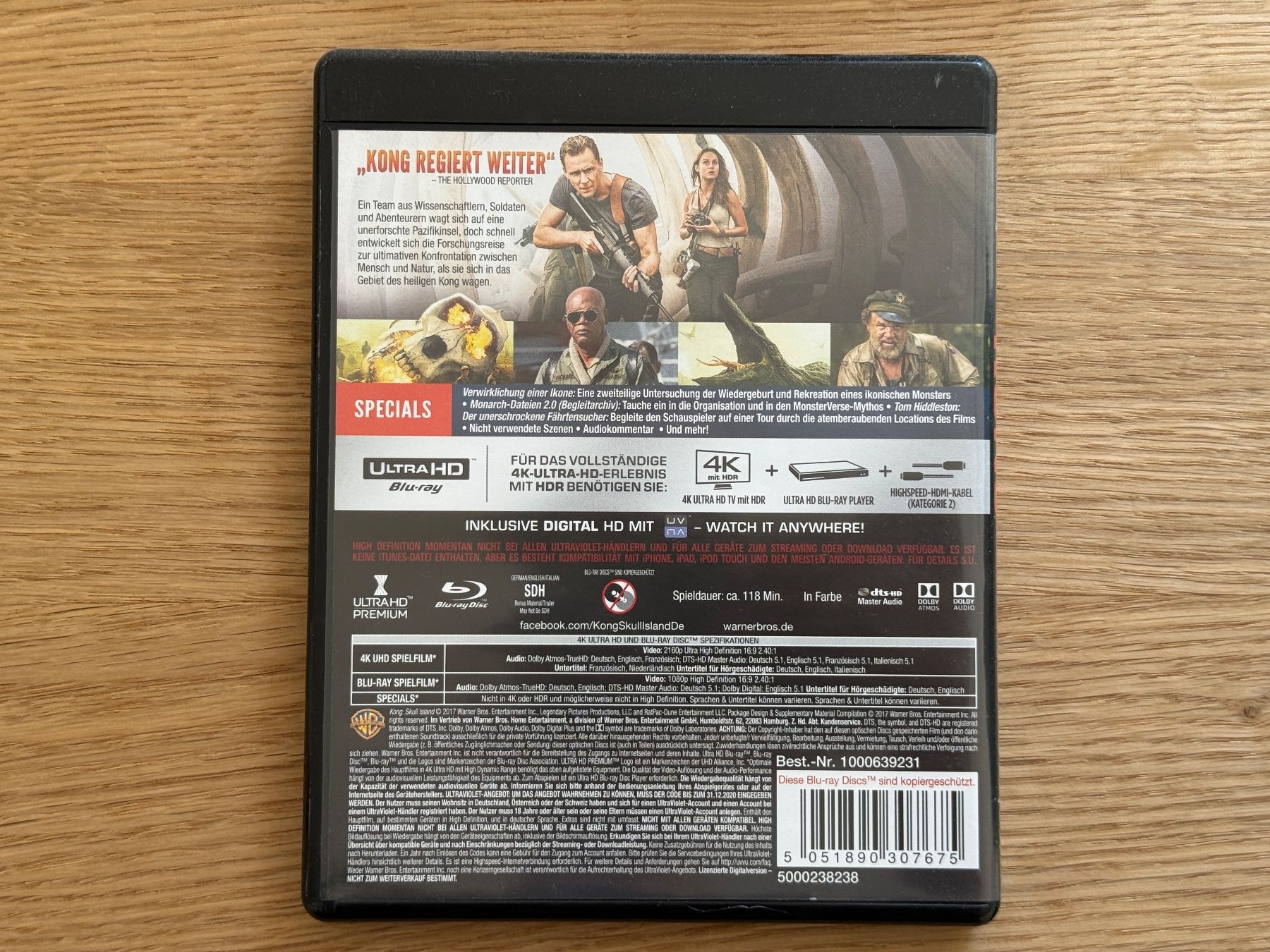 Alle DVDs: Kong: Skull Island 4K Bluray – Gebraucht aus Wallisellen von Art_Vendorlay 1