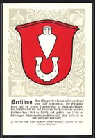 Oerlikon, Wappen der Gemeinde mit Erkl
