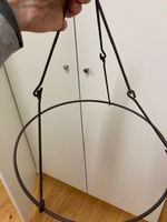 Metall Deko Hängekranz mit Haken, Weihnachten, Floristik