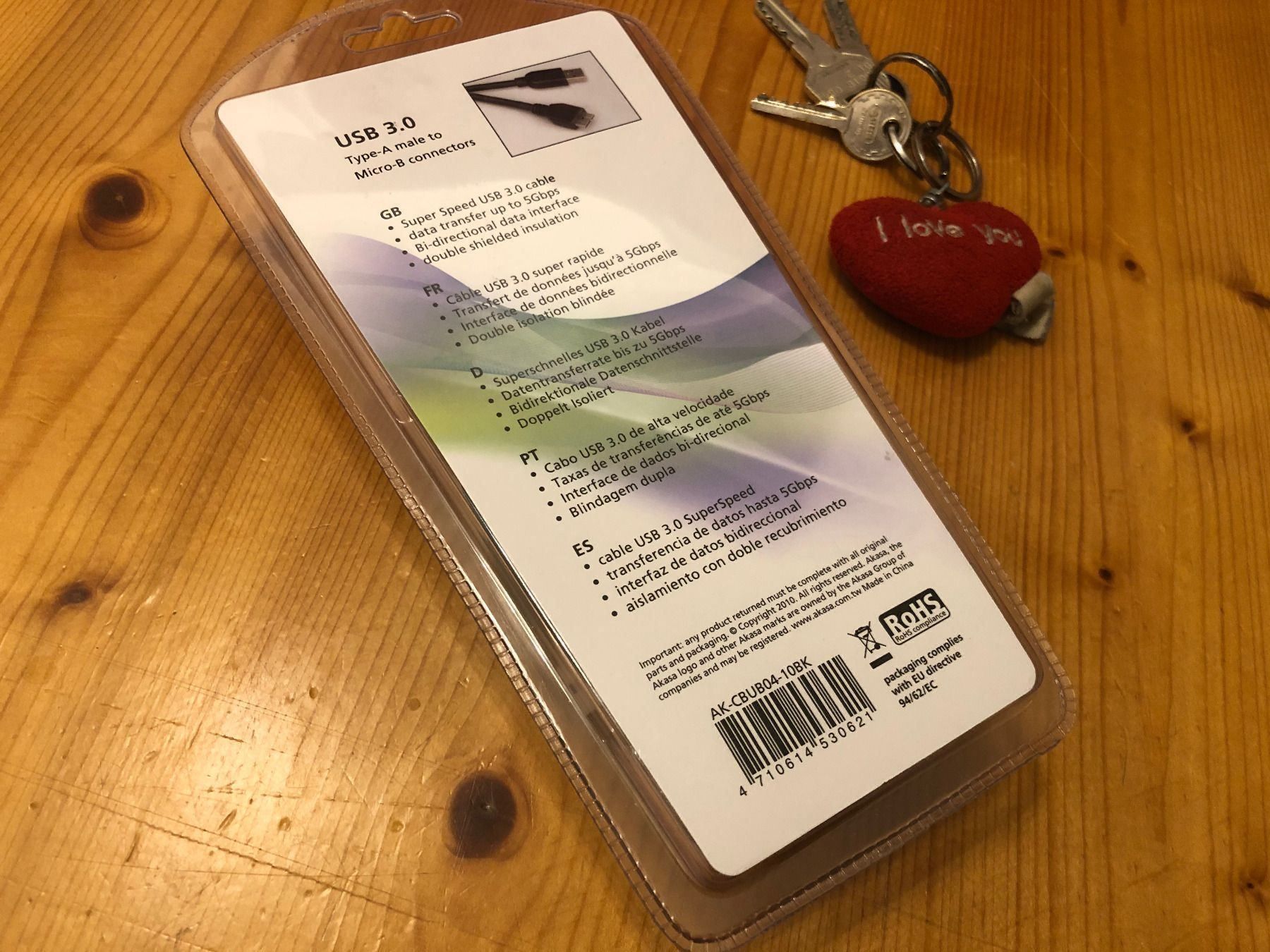 Cavi: AKASA - USB 3.0, Type A auf Micro B (Superspeed Kabel) – Nuovo e nell'imballaggio originale da Weinfelden venduto da ice_heart_xx 3