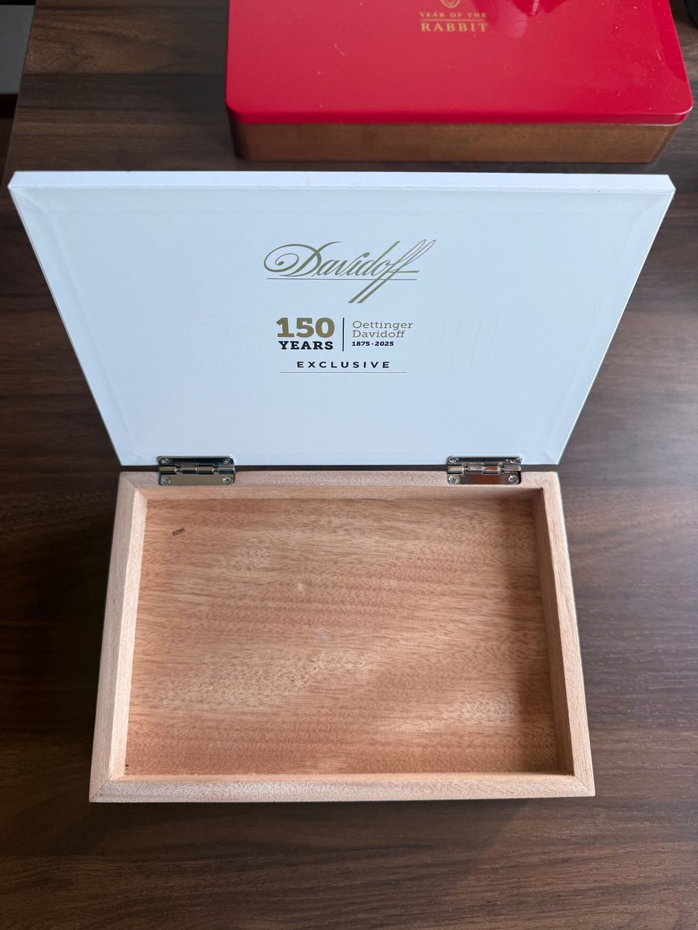 Davidoff Zigarren: Davidoff 150 Years Exclusive Zigarrenschachtel – Gebraucht aus Schlieren von nowaya 1