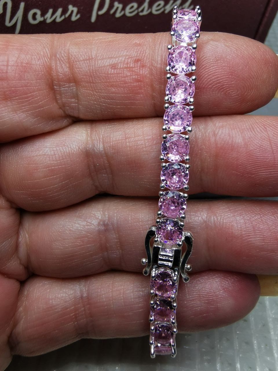 Bracciali & Braccialetti: Bracelet avec zircons – Nuovo e nell'imballaggio originale da Reconvilier venduto da Tsma67 5