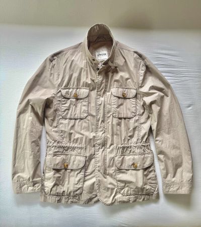 Geox Moderner Herren Jacke, Beige, M/L