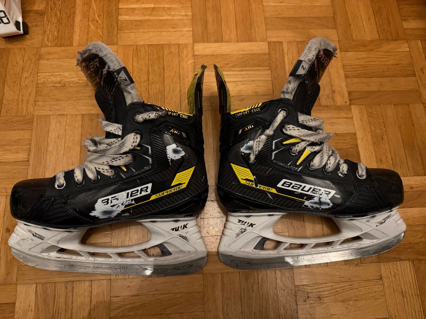 Bauer Pattini da ghiaccio: Bauer Supreme M4 Size 2/EE – Usato da Au (ZH) venduto da Arbeitsameise