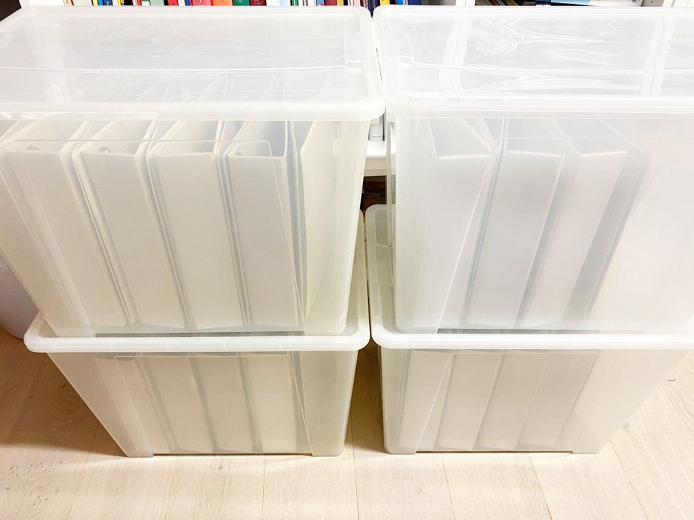JINGUAN Große Faltbare Geschenkbox Mit Magnetverschluss | 35,5x24,1x11,4 Cm, Glänzend Weiß | 6 Stück Set Für Geschenke & Aufbewahrung