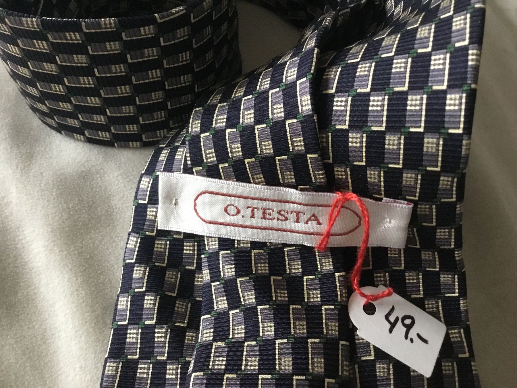 Krawatten: Cravate 100% soie design italien neuve – Neu und originalverpackt aus Le Landeron von nic_8hd5 3