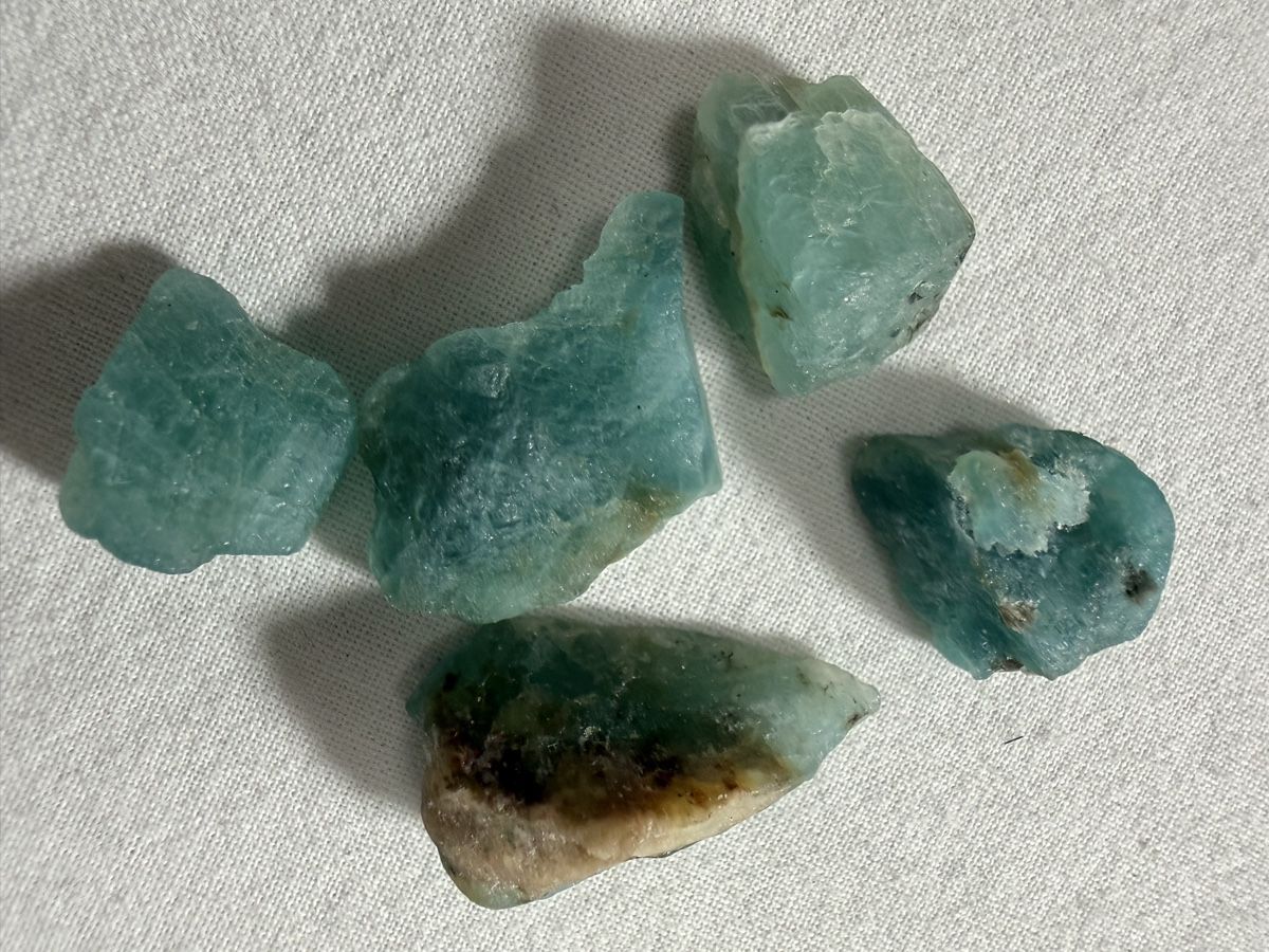 Minerali & Pietre curative: Grandidierite  5Stk mit 64ct – Nuovo (secondo la descrizione) da Oberhof venduto da RealStone 3